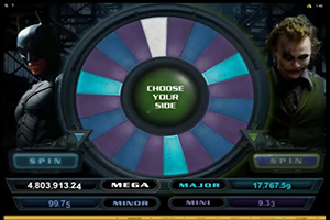 The Dark Knight Slot- Wheel of Fortune Style Jackpot Bonus